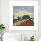 Pastel Landscape V by Jacques Clement on GIANT ART - blue landscape