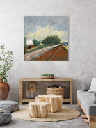 Pastel Landscape V by Jacques Clement on GIANT ART - blue landscape