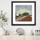 Pastel Landscape V by Jacques Clement on GIANT ART - blue landscape