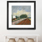 Pastel Landscape V by Jacques Clement on GIANT ART - blue landscape