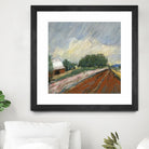 Pastel Landscape V by Jacques Clement on GIANT ART - blue landscape