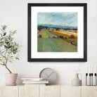 Pastel Landscape VIII by Jacques Clement on GIANT ART - blue landscape