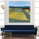 Pastel Landscape IX by Jacques Clement on GIANT ART - blue landscape