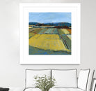 Pastel Landscape IX by Jacques Clement on GIANT ART - blue landscape
