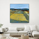 Pastel Landscape IX by Jacques Clement on GIANT ART - blue landscape