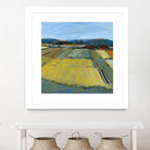 Pastel Landscape IX by Jacques Clement on GIANT ART - blue landscape