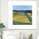 Pastel Landscape IX by Jacques Clement on GIANT ART - blue landscape