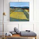 Pastel Landscape IX by Jacques Clement on GIANT ART - blue landscape