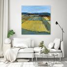 Pastel Landscape IX by Jacques Clement on GIANT ART - blue landscape