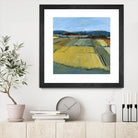 Pastel Landscape IX by Jacques Clement on GIANT ART - blue landscape