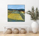 Pastel Landscape IX by Jacques Clement on GIANT ART - blue landscape