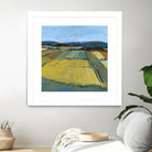 Pastel Landscape IX by Jacques Clement on GIANT ART - blue landscape