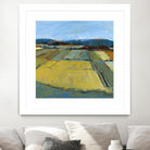 Pastel Landscape IX by Jacques Clement on GIANT ART - blue landscape