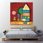 Maisonnettes 2 by Marie-Josée Latouche on GIANT ART - orange children