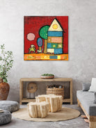 Maisonnettes 2 by Marie-Josée Latouche on GIANT ART - orange children