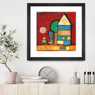 Maisonnettes 2 by Marie-Josée Latouche on GIANT ART - orange children