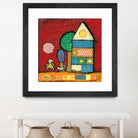 Maisonnettes 2 by Marie-Josée Latouche on GIANT ART - orange children