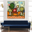 Maternité 4-5-6 by Marie-Josée Latouche on GIANT ART - green children