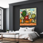 Maternité 4-5-6 by Marie-Josée Latouche on GIANT ART - green children