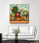 Maternité 4-5-6 by Marie-Josée Latouche on GIANT ART - green children