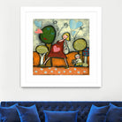 Maternité 4-5-6 by Marie-Josée Latouche on GIANT ART - green children