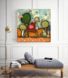 Maternité 4-5-6 by Marie-Josée Latouche on GIANT ART - green children