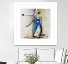 Suspecté  (Détail 2) by Sylvie Cloutier on GIANT ART - blue abstract