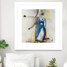 Suspecté  (Détail 2) by Sylvie Cloutier on GIANT ART - blue abstract