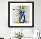 Suspecté  (Détail 2) by Sylvie Cloutier on GIANT ART - blue abstract