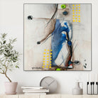 Suspecté  (Détail 2) by Sylvie Cloutier on GIANT ART - blue abstract