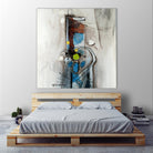 Quintuplés (Détail 1) by Sylvie Cloutier on GIANT ART - blue abstract