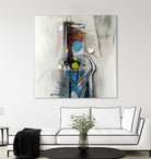 Quintuplés (Détail 1) by Sylvie Cloutier on GIANT ART - blue abstract