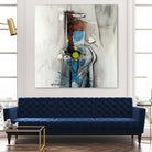 Quintuplés (Détail 1) by Sylvie Cloutier on GIANT ART - blue abstract