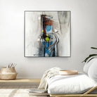 Quintuplés (Détail 1) by Sylvie Cloutier on GIANT ART - blue abstract