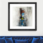 Quintuplés (Détail 1) by Sylvie Cloutier on GIANT ART - blue abstract