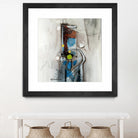 Quintuplés (Détail 1) by Sylvie Cloutier on GIANT ART - blue abstract