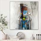 Quintuplés (Détail 1) by Sylvie Cloutier on GIANT ART - blue abstract