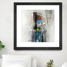 Quintuplés (Détail 1) by Sylvie Cloutier on GIANT ART - blue abstract