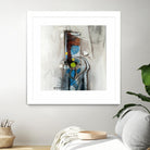 Quintuplés (Détail 1) by Sylvie Cloutier on GIANT ART - blue abstract