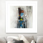 Quintuplés (Détail 1) by Sylvie Cloutier on GIANT ART - blue abstract