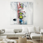 Encré (Détail 1) by Sylvie Cloutier on GIANT ART - blue abstract