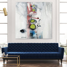 Encré (Détail 1) by Sylvie Cloutier on GIANT ART - blue abstract