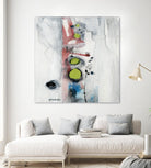 Encré (Détail 1) by Sylvie Cloutier on GIANT ART - blue abstract