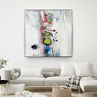 Encré (Détail 1) by Sylvie Cloutier on GIANT ART - blue abstract