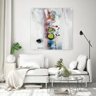 Encré (Détail 1) by Sylvie Cloutier on GIANT ART - blue abstract