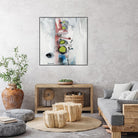 Encré (Détail 1) by Sylvie Cloutier on GIANT ART - blue abstract