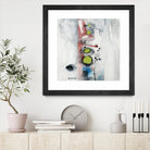 Encré (Détail 1) by Sylvie Cloutier on GIANT ART - blue abstract