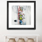 Encré (Détail 1) by Sylvie Cloutier on GIANT ART - blue abstract