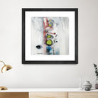 Encré (Détail 1) by Sylvie Cloutier on GIANT ART - blue abstract