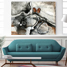 Complexe rocheux (Détail 1) by Sylvie Cloutier on GIANT ART - brown abstract